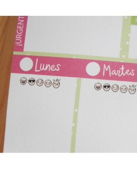 Planificador A4 Verde