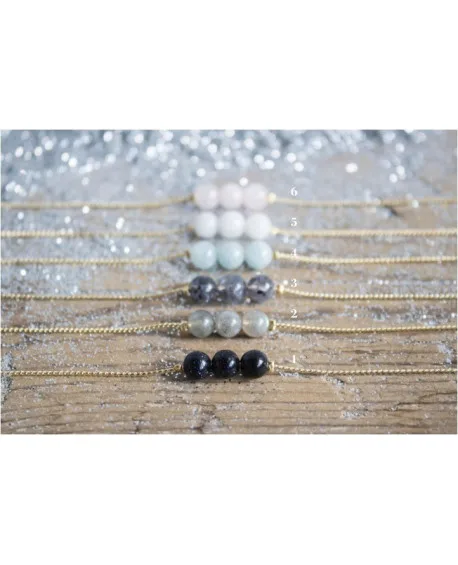 PULSERA MINERAL LISA AVENTURINA