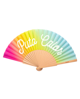ABANICO PUTO CALOR RAINBOW