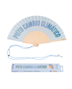 ABANICO PUTO CAMBIO CLIMATICO