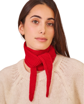 BUFANDA PEQUEÑA SOPHIE ROJO
