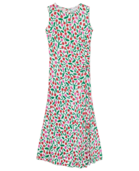 VESTIDO ESTAMPADO GUINDA