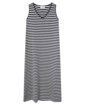 VESTIDO PUNTO RAYAS BLANCO...