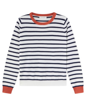 JERSEY RAYAS BLANCO Y AZUL
