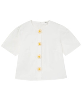 TOP BOTONES FLORALES