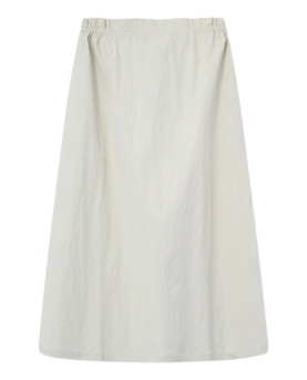 FALDA MIDI BLANCO ROTO