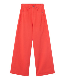PANTALON WIDE LEG ROJO