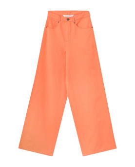 PANTALON WIDE LEG NARANJA