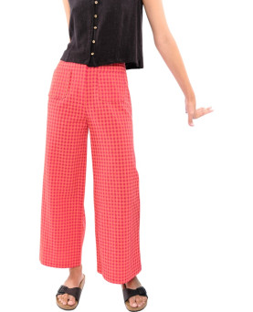 PANTALONES DALIA VICHY ROSA