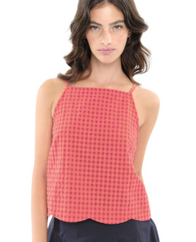 TOP CIANI VICHY ROSA