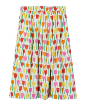 FALDA MIDI ESTAMPADO TULIPA