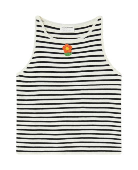 TOP RAYAS BLANCO NEGRO...