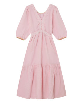 VESTIDO JOY LINO ROSA