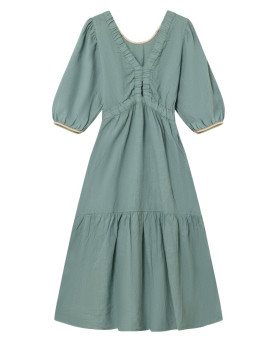 VESTIDO JOY LINO VERDE