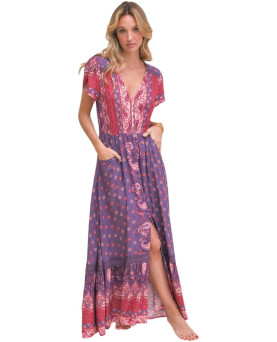 VESTIDO ROSEWOOD PRINT...