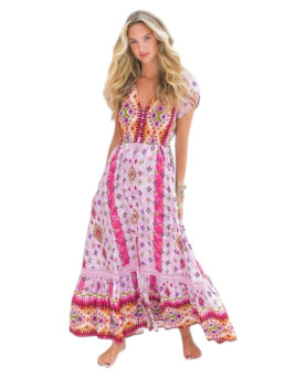 VESTIDO LOST TRIBE PRINT...