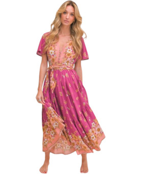 VESTIDO BEE ORCHIS PRINT...