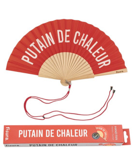 ABANICO PUTAIN DE CHALEUR ROJO