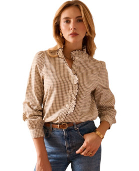 Camisa Esme cuadros con...