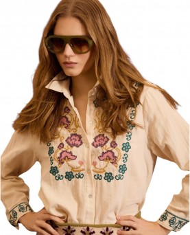 Camisa Meisie bordado floral