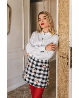 Pantalones Meisie pana plisados