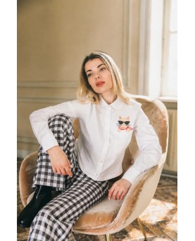 Pantalon Offset vichy - Offset Collage - imagen 3