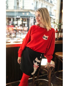 Sudadera Offset cat sun - Offset Collage