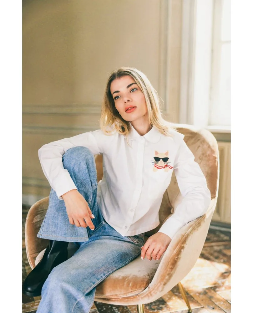 Camisa Offset bolsillo gato - Offset Collage