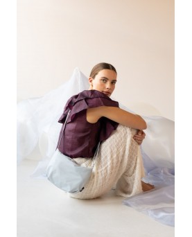 Bolso Tinne + Mia cross body baggy pearl blue