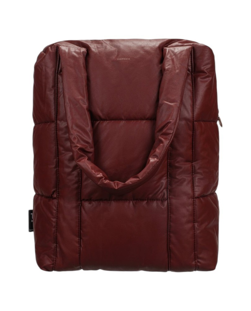 Bolso Tinne + Mia clode puffy new maroon