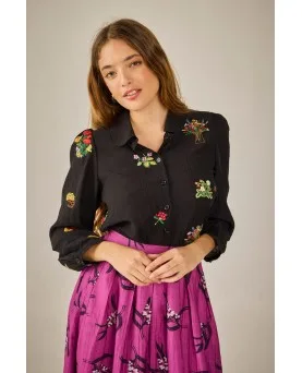 Camisa Smile pristina negro