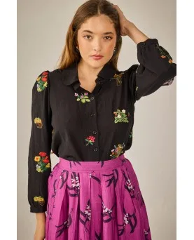 Camisa Smile pristina negro