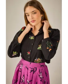 Camisa Smile pristina negro
