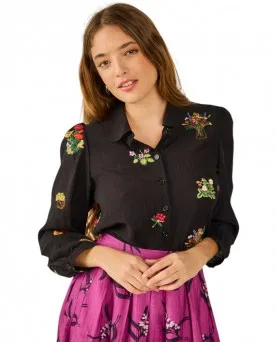 Camisa Smile pristina negro