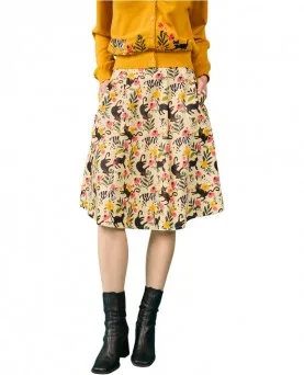Falda Sugarhill mini ditsy floral burnt