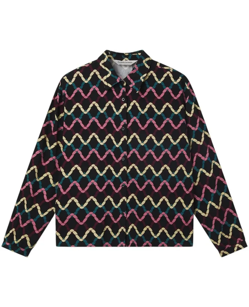 Camisa Compañía Fantástica estampado skein
