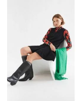Vestido Compañia Fantástica midi estampado skein