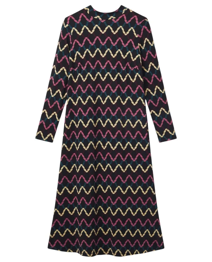 Vestido Compañia Fantástica midi estampado skein