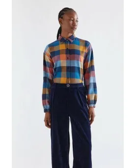 Camisa Compañía Fantástica cuadros multicolores