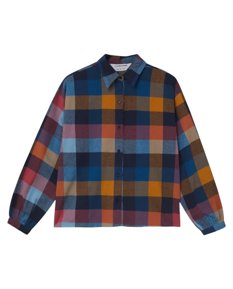Camisa Compañía Fantástica cuadros multicolores