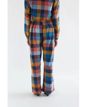 Pantalón Compañía Fantástica cuadros multicolores