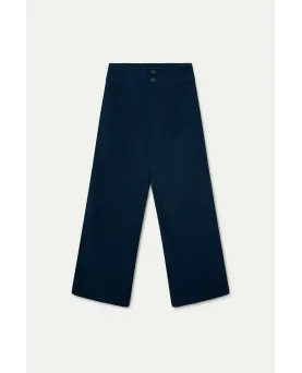 Pantalón Compañía Fantástica pana doble botón azul