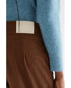 Pantalón Compañía Fantástica pana doble botón marrón