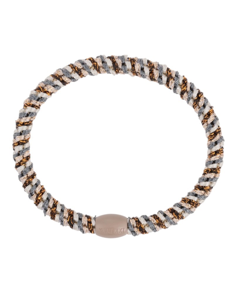Coletero slim KKNEKKI mix copper grey glitter