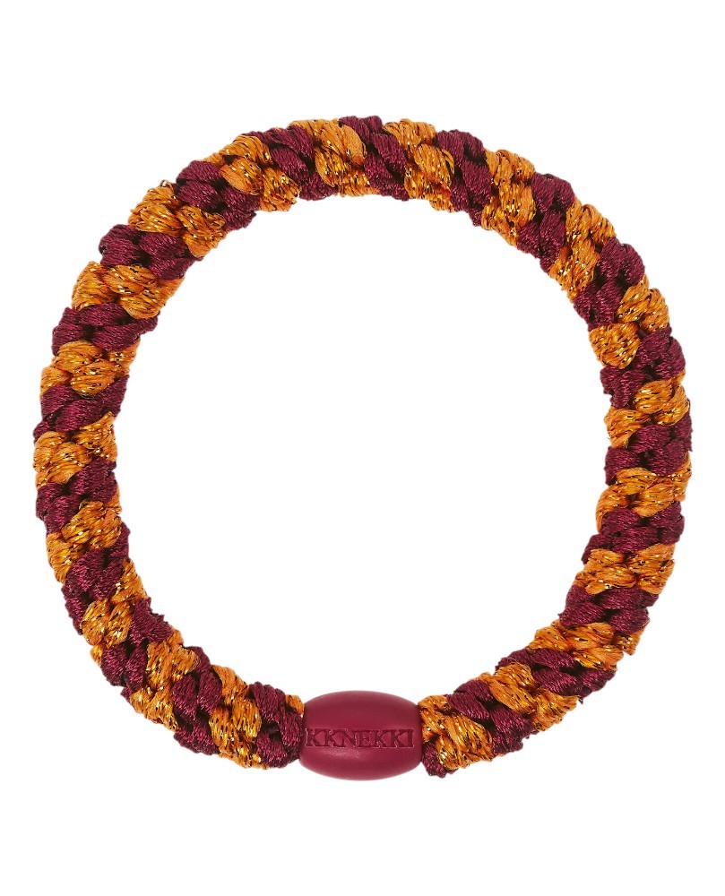 Coletero KKNEKKI bordeaux orange glitter