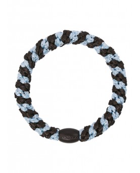 Coletero KKNEKKI Brown seablue glitter Stripe