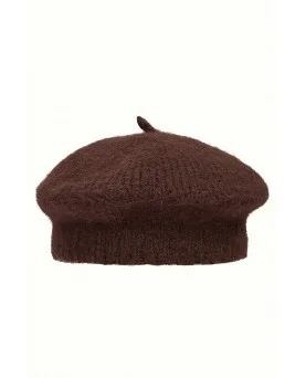 Boina King Louie beret bitter chocolate