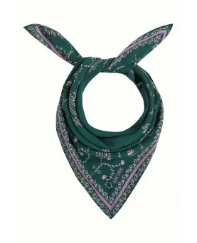 Pañuelo King Louie cash pine green