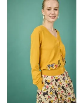 Chaqueta Smile cracovia mostaza