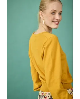 Chaqueta Smile cracovia mostaza